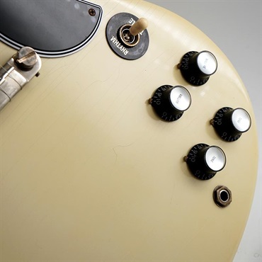 Gibson 【GIBSON×AQUBEストラッププレゼント】1963 SG Special Reissue Lightning Bar Murphy Lab Ultra Light Aged (Polaris White) 【S/N 504903】 画像9