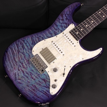 Tom Anderson Drop Top Classic Quilt Maple Top Ultraviolet Blue with Purple Edge Burst SN. 02-24-26P 画像2