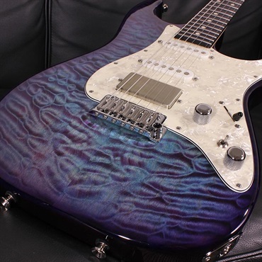 Tom Anderson Drop Top Classic Quilt Maple Top Ultraviolet Blue with Purple Edge Burst SN. 02-24-26P 画像3