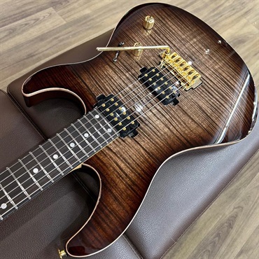 BLACK SMOKER USED 中古 FUTURA-S HH AAAA Flame Maple Top (Dark Brown Burst) [SN.25H31] ブラックスモーカー 画像9