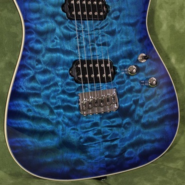 JAMES TYLER USED 中古 Studio Elite HD-P Quilted Maple Top Transparent Blue Burst SN.22304 画像7