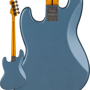 Fender Made in Japan Hybrid II 2026 Collection Jazz Bass Satin Metallic (Matte Aero Blue/Rosewood) 画像1