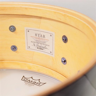 TAMA TMS1465S-CBP [STAR Maple 14''×6.5'' Snare Drum - Charcoal Brown Paraiso] 画像7