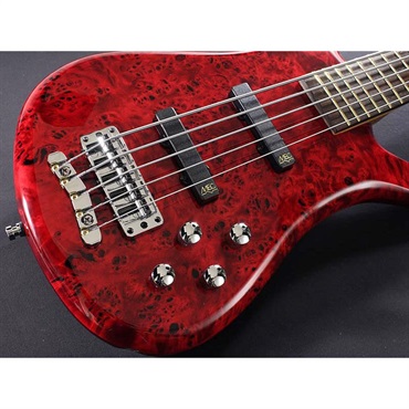 Warwick Pro Series Streamer LX 5st Birdseye Poplar Top (Dark Bleached Red TP HP) [Ikebe 50th Anniversary Special Edition] #013958 画像4