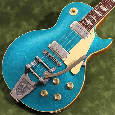 Gibson USED 中古 Murphy Lab 1956 Les Paul Model w/Mini Humbuckers & Bigsby Blue Sparkle Top Light Aged SN. 6 3243 画像2