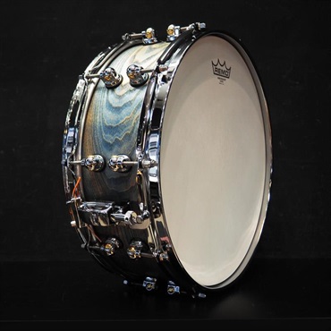 Pearl USED 中古 MCCA1450S/C #1011 Music City Custom -USA Solid Ash Shell Snare Drums 14×5 [Hand-rubbed Lightning Blue Finish] 画像3