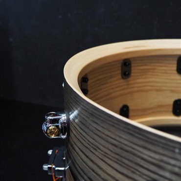 Pearl USED 中古 MCCA1465S/C?#1010 Music City Custom -USA Solid Ash Shell Snare Drums 14×6.5 [Hand-rubbed Two Tone Ash w/Ebony Inlay] 画像8