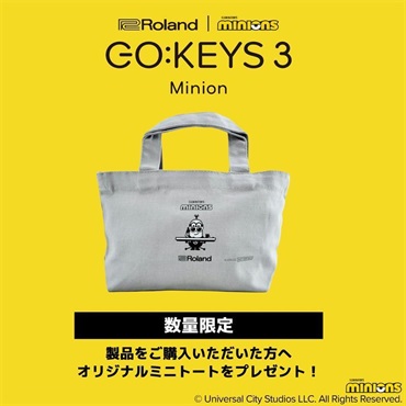 Roland GO:KEYS 3 Minion GOKEYS3-MI ゴーキーズ3ミニオン (数量限定・オリジナルミニトートバッグ付き)(限定生産モデル) 画像1