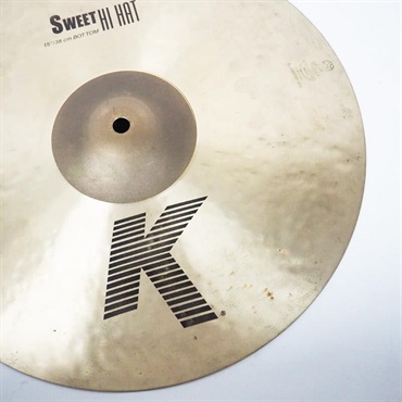 Zildjian USED 中古 K Zildjian Sweet HiHat 15 pair [NKZL15SW.HHT/15SW.HHBM][1132g/1710g] 画像7